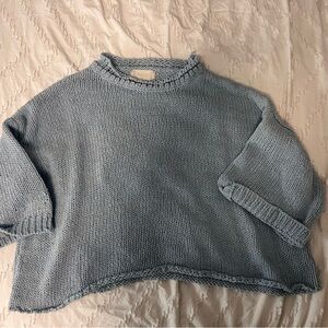 Altar'd State Light Blue Knit Sweater